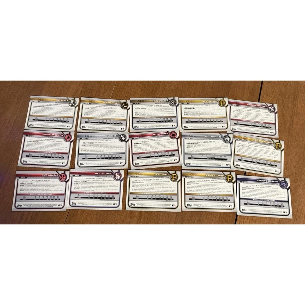 Topps‎ 2022 MLB baseball cards BP Random lot of 50, no dupes